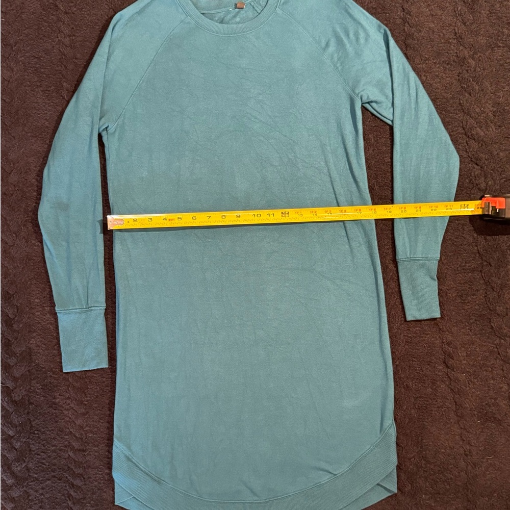 Athleta teal knit dress Size S - Picture 4 of 4